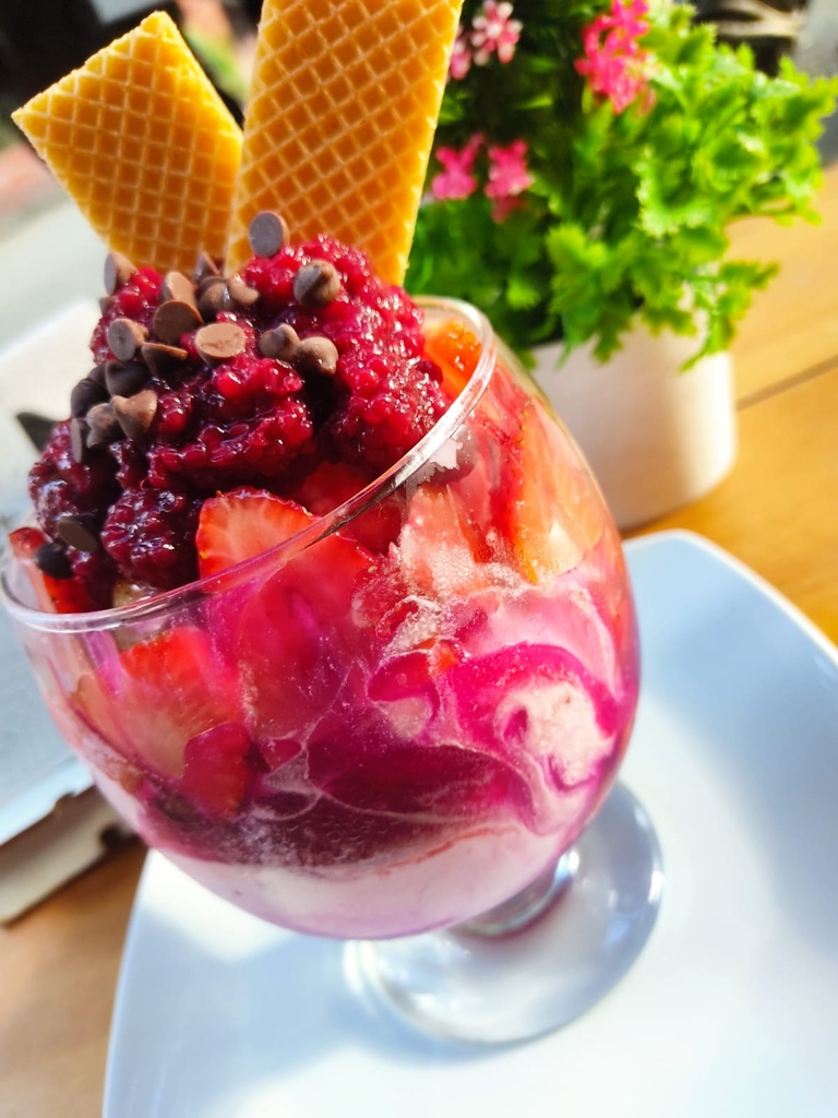 Copa frutos del bosque