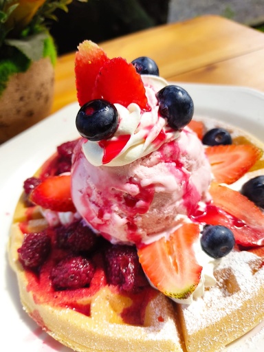 [RS16] Waffle frutos rojos