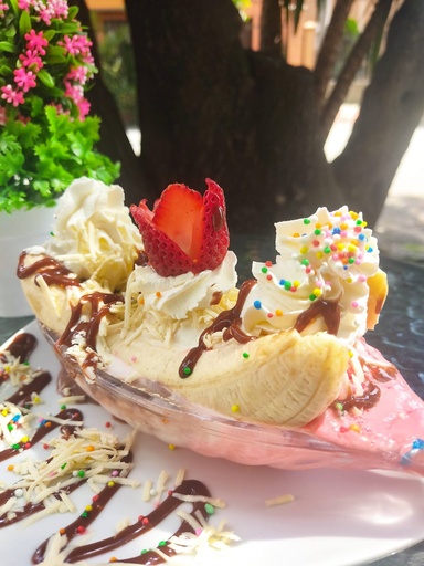 [RS28] Banana split con queso